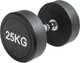 Миниатюра изображения товара Гантель VictoryFit VF-R250 (25кг, черный)