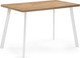 Миниатюра изображения товара Обеденный стол Woodville Тринити Лофт 120 25 мм / 489654 (дуб вотан/белый матовый)