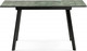 Миниатюра изображения товара Обеденный стол Woodville Агни 110 / 453136 (королевский мрамор/черный матовый)