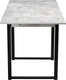 Миниатюра изображения товара Обеденный стол Woodville Форли / 424177 (бетон/черный матовый)