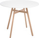 Миниатюра изображения товара Обеденный стол Woodville Skandi 90 / 11710 (белый)