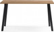 Миниатюра изображения товара Обеденный стол Notta Тринити Лофт 140 25 мм / 489624 (дуб вотан/черный матовый)
