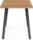 Миниатюра изображения товара Обеденный стол Notta раскладной Колон Лофт 120 25 мм / 489606 (дуб вотан/черный матовый)