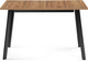 Миниатюра изображения товара Обеденный стол Notta раскладной Колон Лофт 120 25 мм / 489606 (дуб вотан/черный матовый)