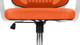 Миниатюра изображения товара Кресло офисное Woodville Ergoplus / 15373 (orange/white)