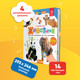 Миниатюра изображения товара Набор развивающих книг BertToys Нажималка. Я и мир вокруг. Животные