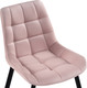 Миниатюра изображения товара Стул Woodville Челси / 502087 (розовый/черный)