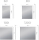 Миниатюра изображения товара Зеркало Vigo Quadro Comfort 1200