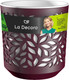 Миниатюра изображения товара Кашпо La Decoro Leaves / КШ-9575 (бордовый/белый)