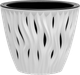 Миниатюра изображения товара Кашпо La Decoro Вдохновение / КШ-5400 (белый/черный)
