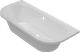 Миниатюра изображения товара Ванна акриловая Bonito Home Aura 170x75 / BH-AU-104-170W/St (с ножками)