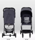 Миниатюра изображения товара Детская прогулочная коляска MOWbaby Windy / MB202 (Graphite)