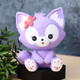 Миниатюра изображения товара Копилка ILikeGift Flower fox / 1043-3B (фиолетовый)