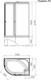 Миниатюра изображения товара Душевая кабина Domani-Spa Delight Slim 128 High R 120x80 / DS01DS128RHWM00