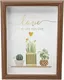 Миниатюра изображения товара Рамка ILikeGift Indoor plants / FH1508-02 (15x20, темное дерево)