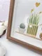 Миниатюра изображения товара Рамка ILikeGift Indoor plants / FH1508-02 (15x20, темное дерево)