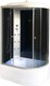 Миниатюра изображения товара Душевая кабина Oda 8037BTL (черный/тонированное стекло)
