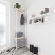 Миниатюра изображения товара Секция в прихожую Импэкс Leset Ноа с вешалкой (белый/светло-серый)