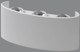 Миниатюра изображения товара Светильник Alfaled BL 6W 4000K IP65 (белый)