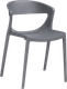 Миниатюра изображения товара Стул пластиковый Woodville Градно / 589898 (серый)