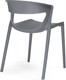 Миниатюра изображения товара Стул пластиковый Woodville Градно / 589898 (серый)