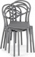 Миниатюра изображения товара Стул пластиковый Woodville Simple / 15740 (серый)