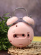 Миниатюра изображения товара Настольные часы ILikeGift Clear wake-up with animals / HL-5140-02 (pink bunny)