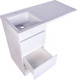 Миниатюра изображения товара Тумба под умывальник Symbolite Даллас 100 Люкс Plus 3 ящика (белый)