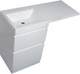 Миниатюра изображения товара Тумба под умывальник Symbolite Даллас 115 Люкс Plus (белый)