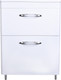 Миниатюра изображения товара Тумба под умывальник Symbolite Каре 60 Люкс Plus 2 ящика (белый)