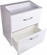 Миниатюра изображения товара Тумба под умывальник Symbolite Каре 70 Люкс Plus 2 ящика (белый)