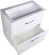 Миниатюра изображения товара Тумба под умывальник Symbolite Каре 80 Люкс Plus 2 ящика (белый)