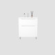 Миниатюра изображения товара Тумба под умывальник Symbolite Марелла 70 Люкс Plus 2 ящика (белый матовый)