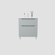 Миниатюра изображения товара Тумба под умывальник Symbolite Марелла 70 Люкс Plus 2 ящика (серый)