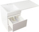 Миниатюра изображения товара Тумба под умывальник Symbolite Даллас 100 Люкс Plus (подвесная, белый)