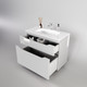Миниатюра изображения товара Тумба под умывальник Symbolite Марелла 90 Люкс Plus 2 ящика (подвесная, белый глянец)