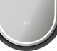Миниатюра изображения товара Зеркало Teymi Iva Magic Black 50х90 LED / T20622 (подсветка, сенсор, антипар)