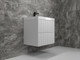Миниатюра изображения товара Тумба под умывальник Symbolite Стокгольм 60 Classic Push 2 ящика (подвесная, белый рифленый софт)