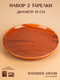 Миниатюра изображения товара Набор тарелок Nouvelle Wooden Grain 1730301-Н2