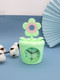 Миниатюра изображения товара Настольные часы ILikeGift Flower in a pot / 100P-106-01 (зеленый)