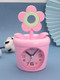 Миниатюра изображения товара Настольные часы ILikeGift Flower in a pot / 100P-106-02 (розовый)
