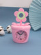Миниатюра изображения товара Настольные часы ILikeGift Flower in a pot / 100P-106-02 (розовый)