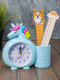 Миниатюра изображения товара Настольные часы ILikeGift Rainbow unicorn / 7050-02 (синий)