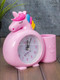 Миниатюра изображения товара Настольные часы ILikeGift Rainbow unicorn / 7050-01 (розовый)