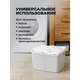 Миниатюра изображения товара Корзина для белья Бытпласт Velvet 435250438 (светло-серый флэк)