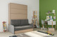 Миниатюра изображения товара Комплект мебели трансформер Макс Стайл Practice Sofa 160x200x18 Egger (миндаль бежевый U211 ST9)