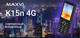 Миниатюра изображения товара Мобильный телефон Maxvi K15n 4G (синий)