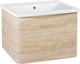 Миниатюра изображения товара Тумба под умывальник Runo Тоскана 80 (подвесная, светлое дерево)