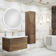 Миниатюра изображения товара Тумба под умывальник Runo Тоскана 60 (подвесная, темное дерево)