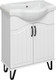 Миниатюра изображения товара Тумба под умывальник Runo Марсель 65 (напольная, белый)